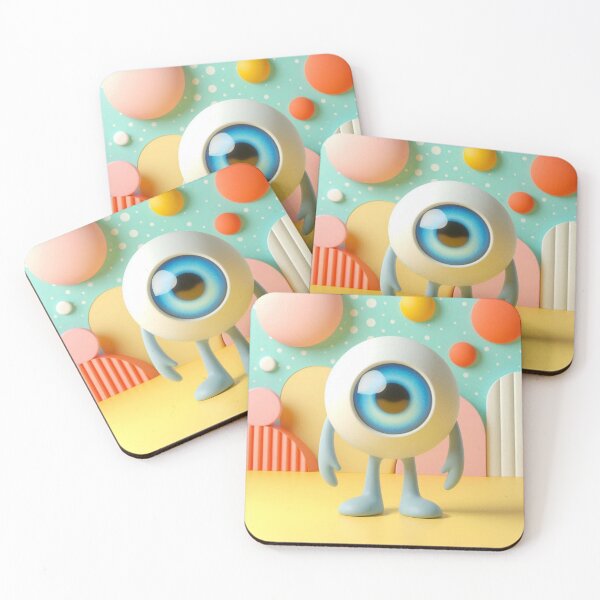 Item preview, Funny colored 3d monster designed and sold by JALNERVION SHOP.