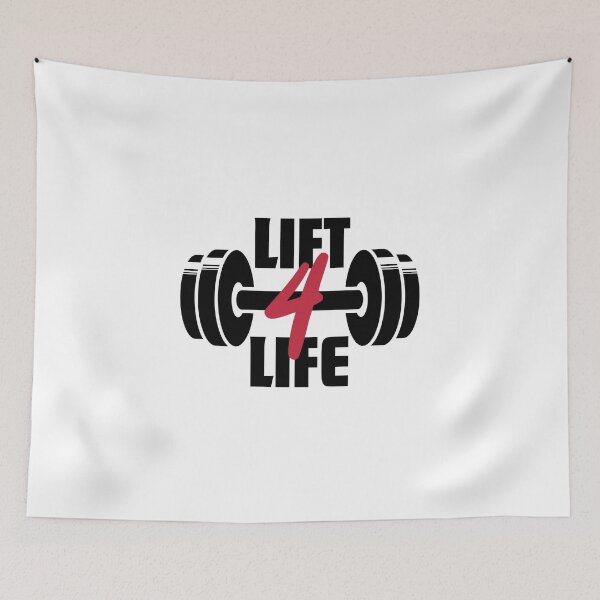Item preview, Lift 4 Life Barbell Gym Motivation Fitness Workout Weightlifting  designed and sold by HYPNK.