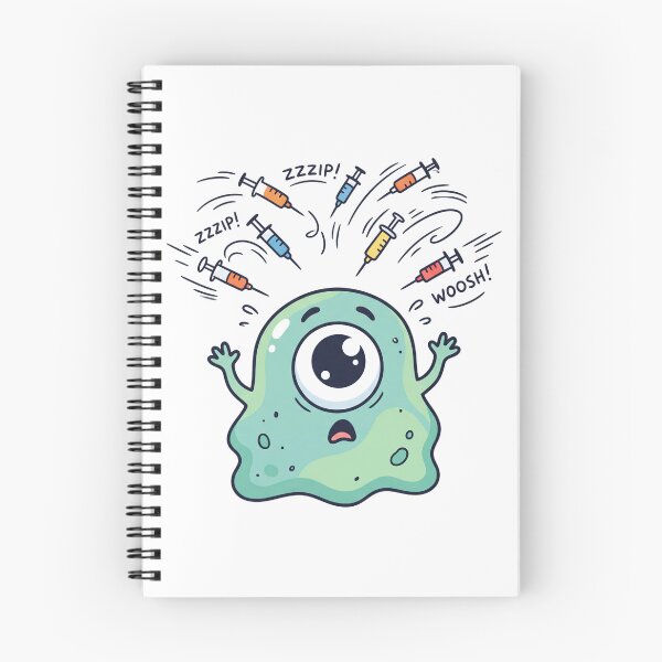 Item preview, One Blob Scared of Syringes Cartoon designed and sold by FrankOliver.