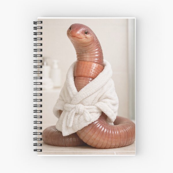 Item preview, Cozy Bathrobe Giant Earthworm designed and sold by Sillytoe.