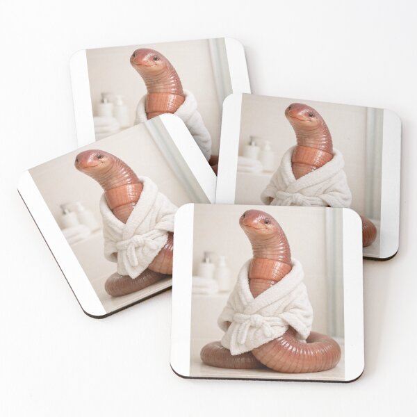 Item preview, Cozy Bathrobe Giant Earthworm designed and sold by Sillytoe.