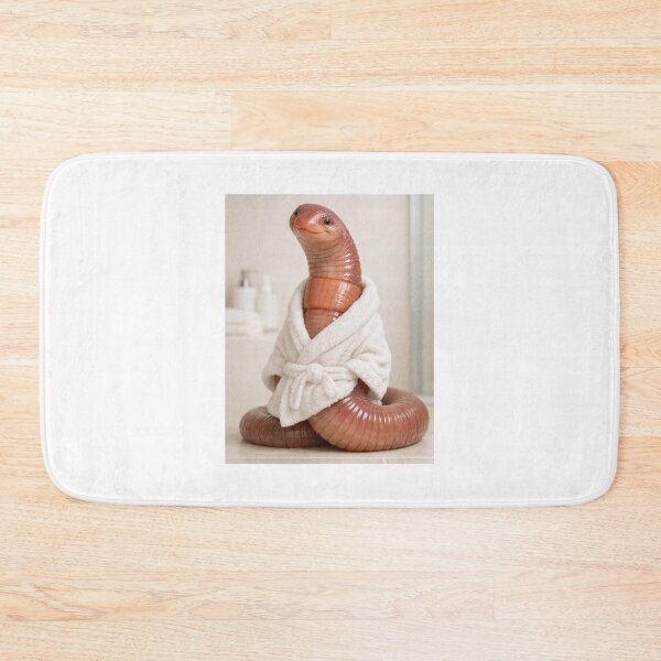 Item preview, Cozy Bathrobe Giant Earthworm designed and sold by Sillytoe.