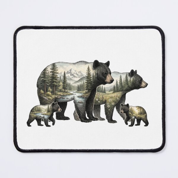 Item preview, Bear Family Wilderness designed and sold by Roy & Tiffany.
