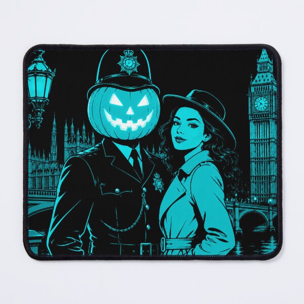 Item preview, Headless Horseman London Patrol - Horror Retro Pop Art designed and sold by TheHorsemanRidesAgain.
