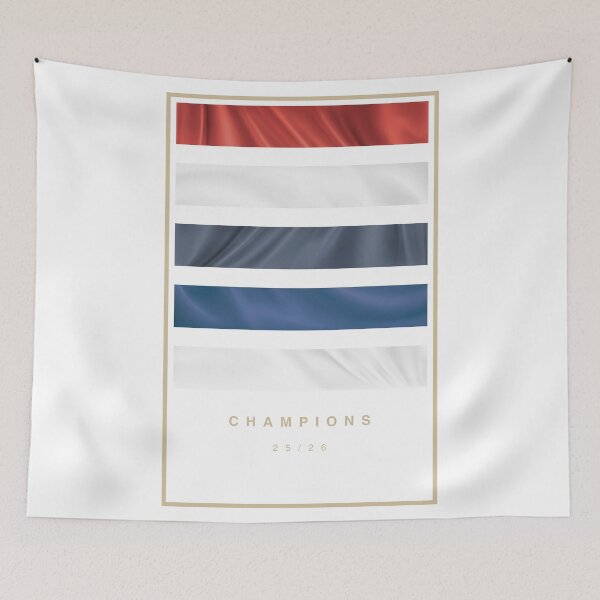 Item preview, North London Champions 25/26 Football Kit Hue Palette - Red & White designed and sold by The Colourful Game.