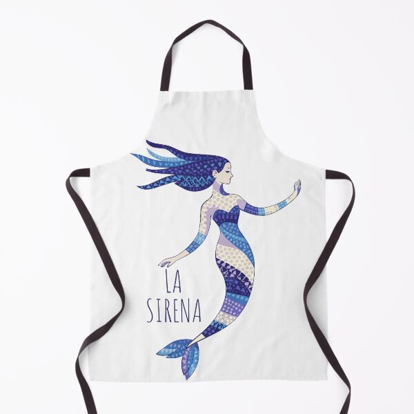 Item preview, La Sirena – Mosaic Mermaid Illustration designed and sold by zoliartdesign.