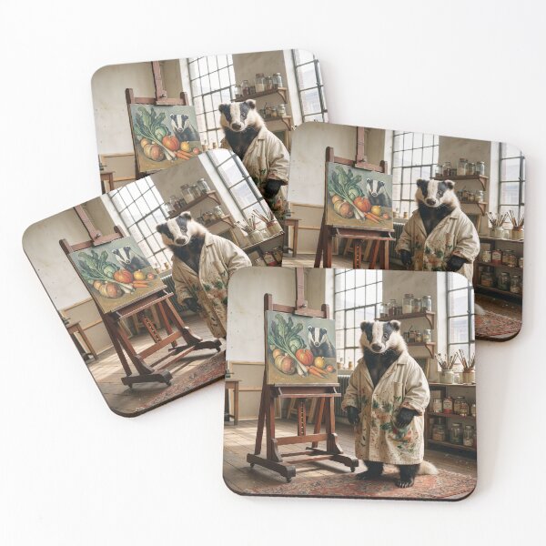 Item preview, Badger Paints Still Life with Badger designed and sold by Tridentulus.