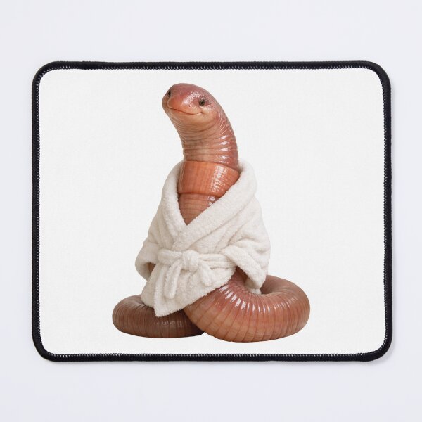 Item preview, Relaxing Bathrobe Giant Earthworm designed and sold by Sillytoe.
