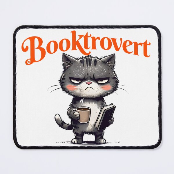 Item preview, Booktrovert Cat designed and sold by BookW0nd3rland.
