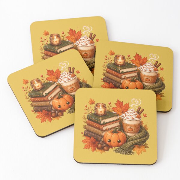 Item preview, Cute Kawaii Pumpkin Spice Coffee Books Shirt | Cozy Fall Autumn Reading Pumpkin Aesthetic Design designed and sold by ALH Apparel.
