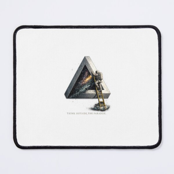 Item preview, Think Outside The Paradox | Impossible Triangle Astronaut T-Shirt designed and sold by Norique_7.
