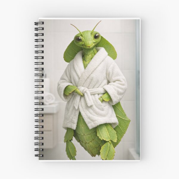 Item preview, Cozy Bathrobe Leaf Insect designed and sold by Sillytoe.