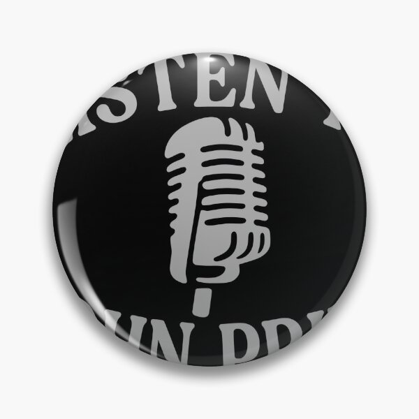 Item preview, Listen To Vintage Microphone Music Quote designed and sold by RoseArtGraphic.