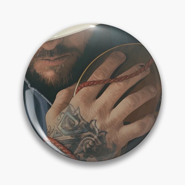 Item preview, Rustic Musician Guitar Portrait  V2 designed and sold by RoseArtGraphic.