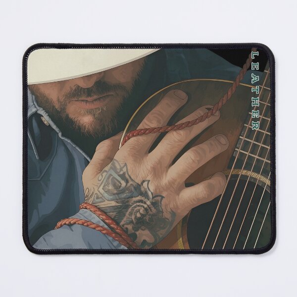 Item preview, Rustic Musician Guitar Portrait V2 designed and sold by RoseArtGraphic.