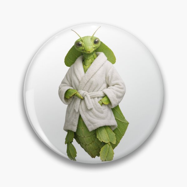 Item preview, Relaxing Bathrobe Leaf Insect designed and sold by Sillytoe.