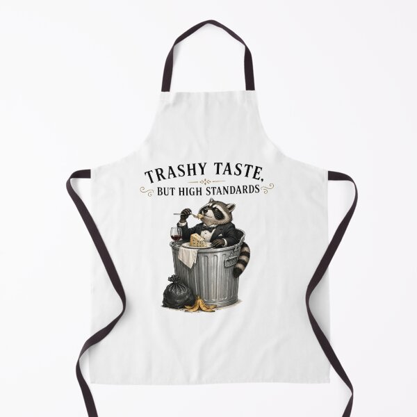 Item preview, Trashy Taste, But High Standards | Funny Raccoon Vintage Cartoon designed and sold by BabiesNanimals.