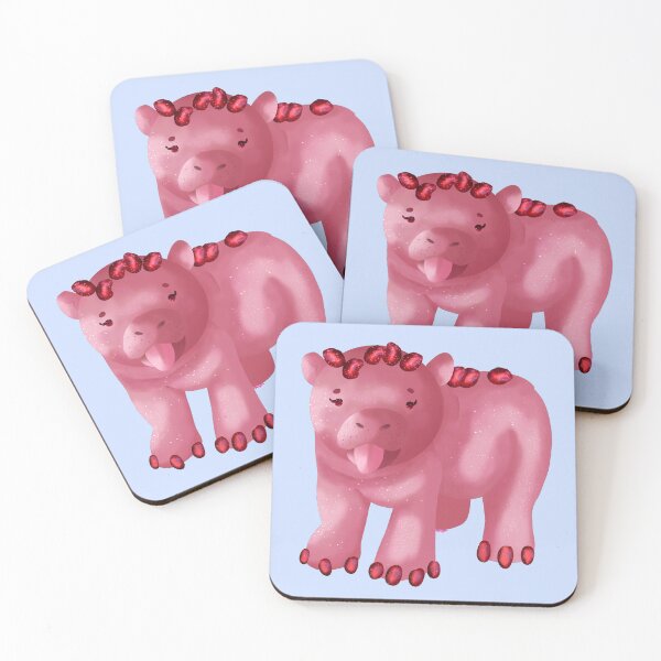Item preview, Pomegranate Plunge Hippo  designed and sold by Bre-Bug-242.