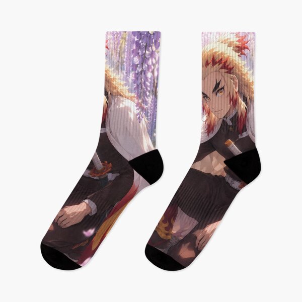 Item preview, Kyojuro Rengoku Demon Slayer Wisteria Garden Calm designed and sold by mildaclairmo.