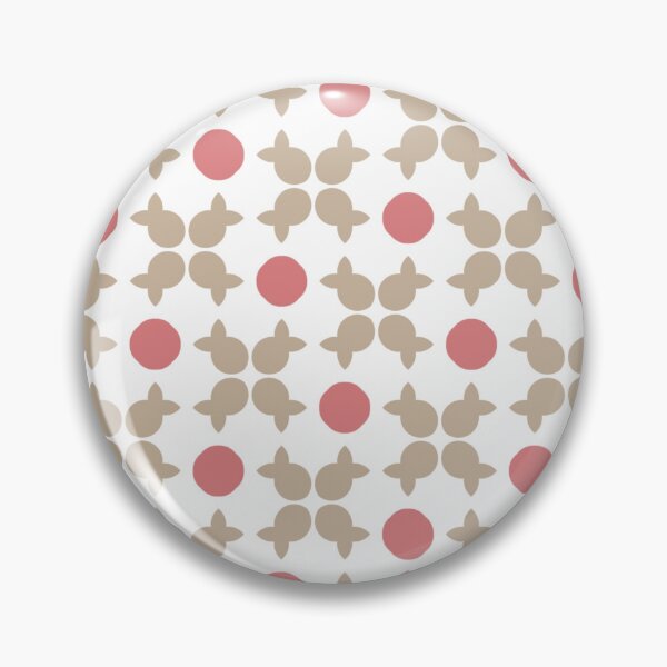 Artikelvorschau, Geometrisches Muster in Blush Dot & Sandstone Petal entworfen und verkauft von DesignsbyPheby.