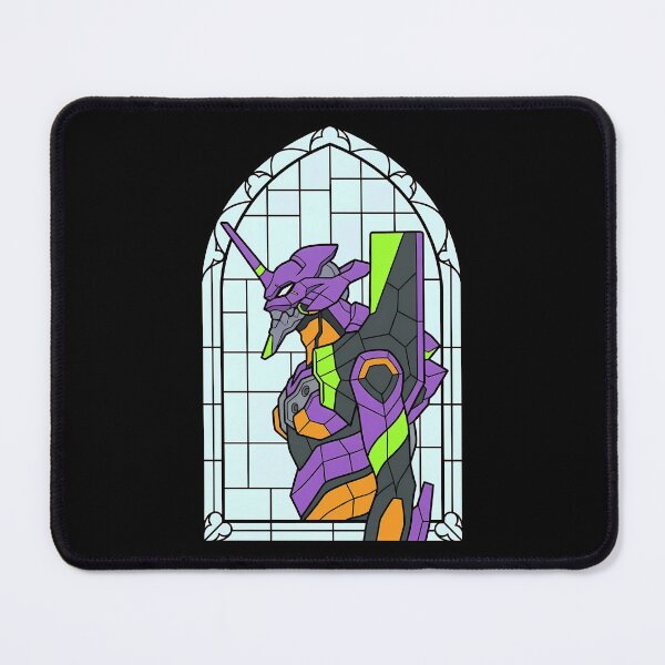 Item preview, Evangelion Unit 01 Neon Genesis Evangelion Minimal Stained Glass Mecha designed and sold by mildaclairmo.