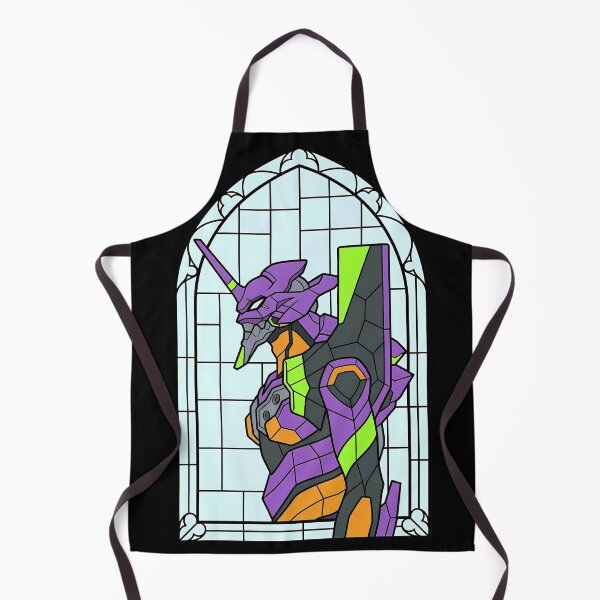 Item preview, Evangelion Unit 01 Neon Genesis Evangelion Minimal Stained Glass Mecha designed and sold by mildaclairmo.