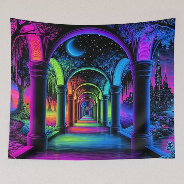 Item preview, Neon Endless Labyrinth To Different Worlds 3 designed and sold by Gypsykiss.