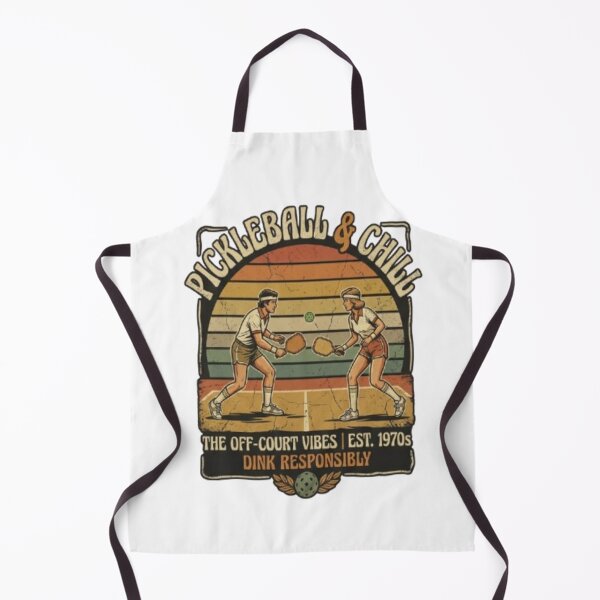 Item preview, Vintage Pickleball And Chill - Retro 70s Dink Responsibly designed and sold by Kreativio.