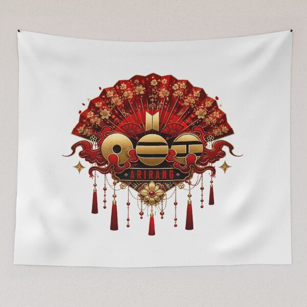 Item preview, BTS ARIRANG Comeback Vintage Fan Design designed and sold by Kimheawon.