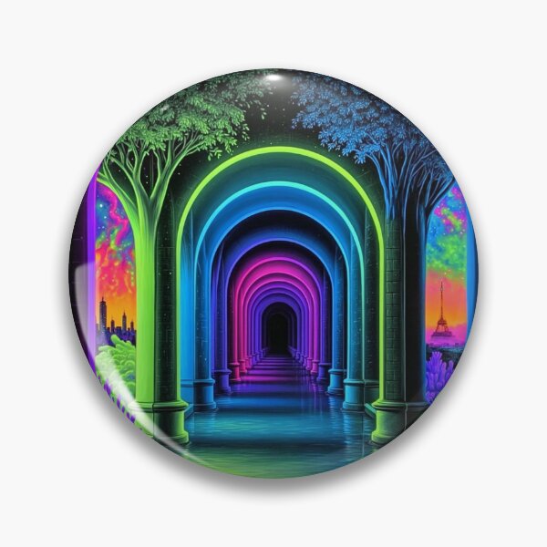 Item preview, Neon Endless Labyrinth To Different Worlds 4 designed and sold by Gypsykiss.