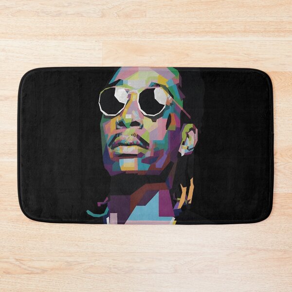 Item preview, Colorful Geometric Musician Portrait Art designed and sold by WhimsyWephy.