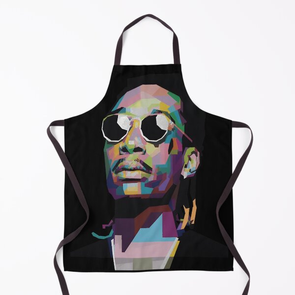 Item preview, Colorful Geometric Musician Portrait Art designed and sold by WhimsyWephy.