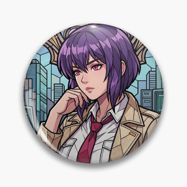 Item preview, Motoko Kusanagi Ghost In The Shell Detective Cyber City Cathedral designed and sold by mildaclairmo.