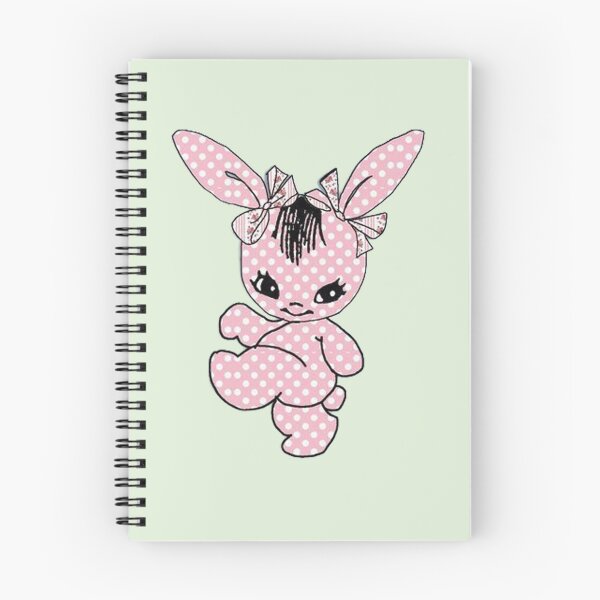 Item preview, Pink Polka Dot Bunny | Kawaii Goth Rabbit | Coquette Bunny Art designed and sold by LoLife.