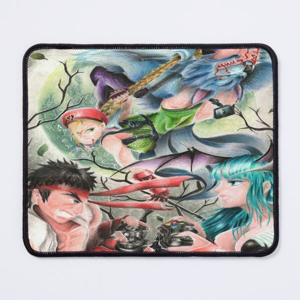 Item preview, Fighters vs Monsters Gamer Crossover Illustration designed and sold by CuervoRonronero.