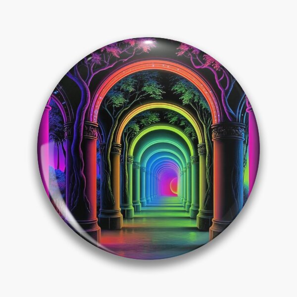 Item preview, Neon Endless Labyrinth To Different Worlds 5 designed and sold by Gypsykiss.