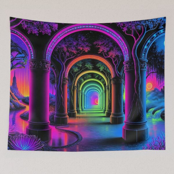 Item preview, Neon Endless Labyrinth To Different Worlds 5 designed and sold by Gypsykiss.