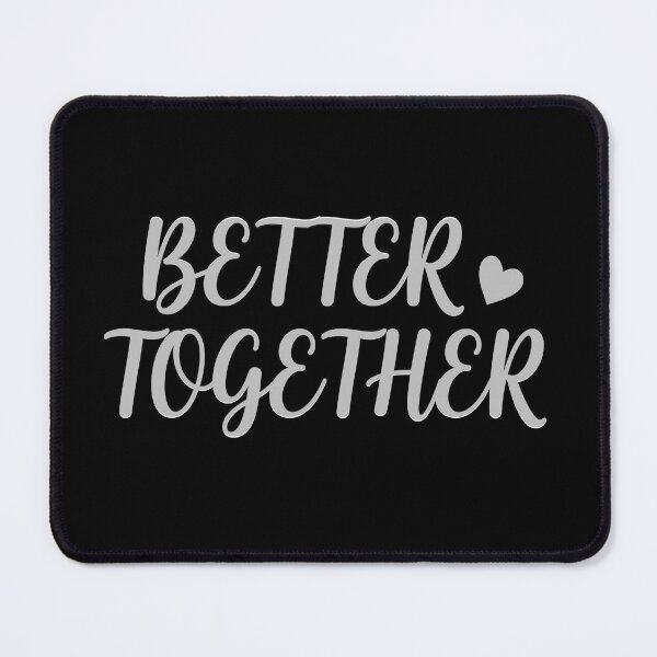 Item preview, Better Together Typography Heart Graphic designed and sold by WhimsyWephy.