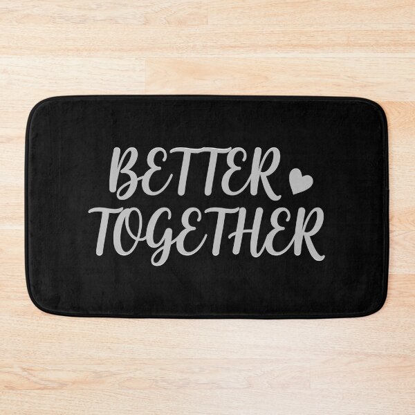 Item preview, Better Together Typography Heart Graphic designed and sold by WhimsyWephy.