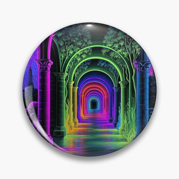Item preview, Neon Endless Labyrinth To Different Worlds 6 designed and sold by Gypsykiss.