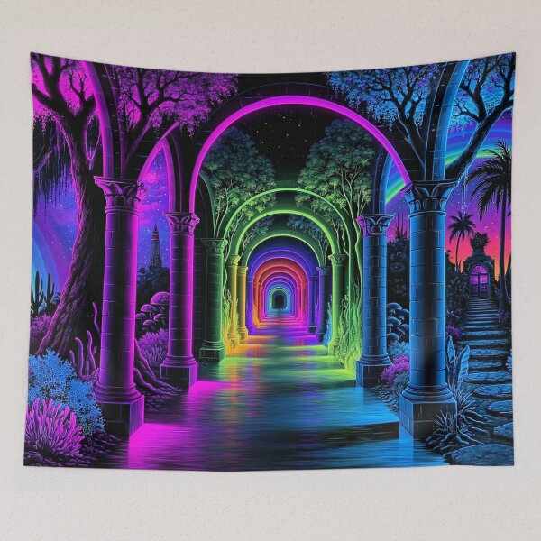 Item preview, Neon Endless Labyrinth To Different Worlds 6 designed and sold by Gypsykiss.
