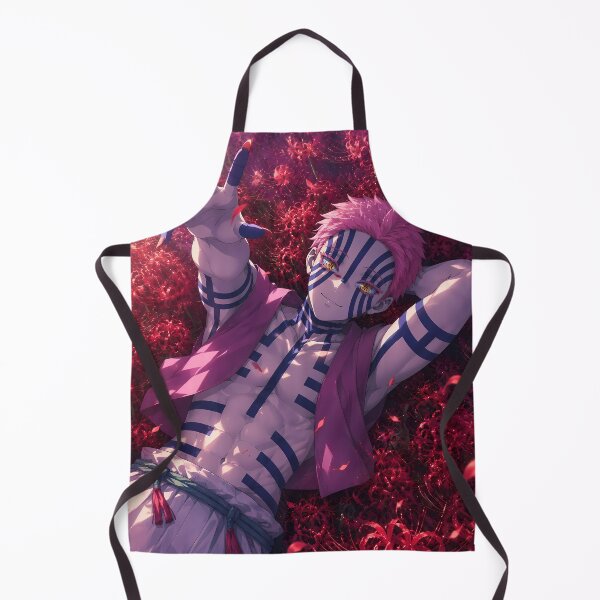 Item preview, Akaza Demon Slayer Red Spider Lily Repose designed and sold by mildaclairmo.