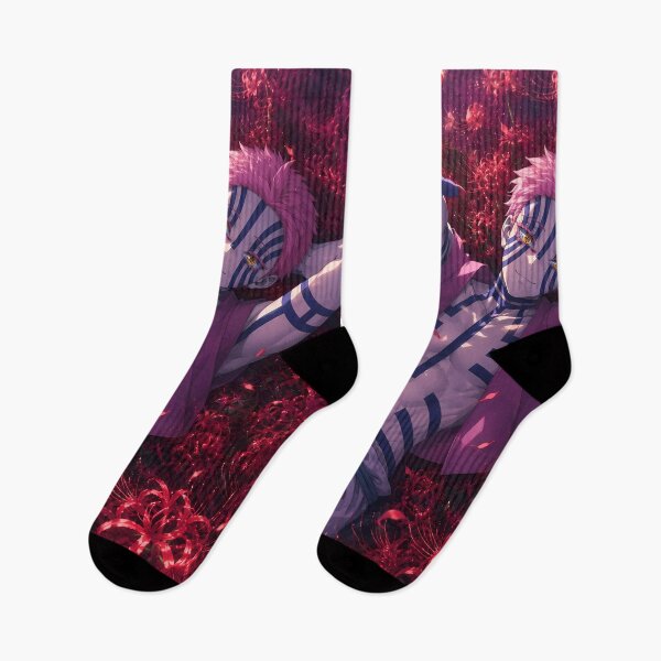 Item preview, Akaza Demon Slayer Red Spider Lily Repose designed and sold by mildaclairmo.