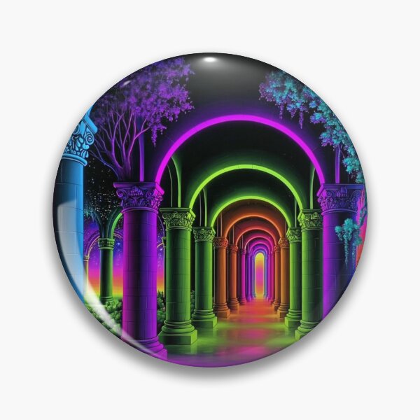 Item preview, Neon Endless Labyrinth To Different Worlds 7 designed and sold by Gypsykiss.