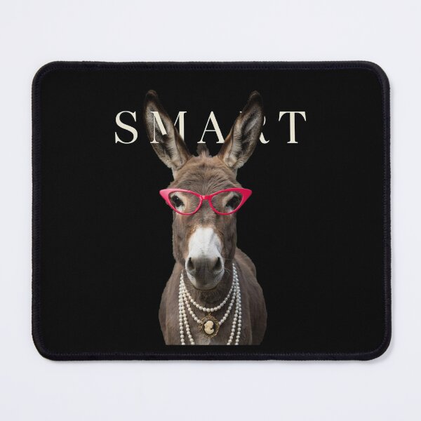 Item preview, Smart Donkey With Glasses Funny Meme Smart Donkey Ass designed and sold by Dabbing Turtle Designs.