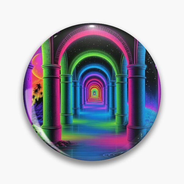 Item preview, Neon Endless Labyrinth To Different Worlds 8 designed and sold by Gypsykiss.
