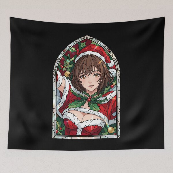 Item preview, Chisa Kotegawa Grand Blue Christmas Window Festive Portrait designed and sold by mildaclairmo.