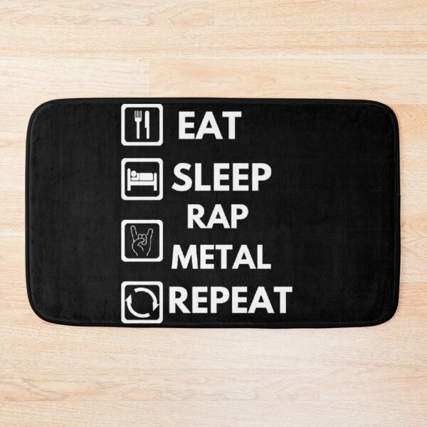 Item preview, Eat sleep rap metal repeat essential tshirt. designed and sold by JonHenr.