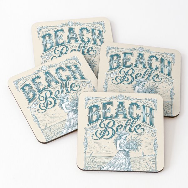 Item preview, Beach Belle – Diseño de paseo playero estilo vaquera costera designed and sold by Sea Gem.