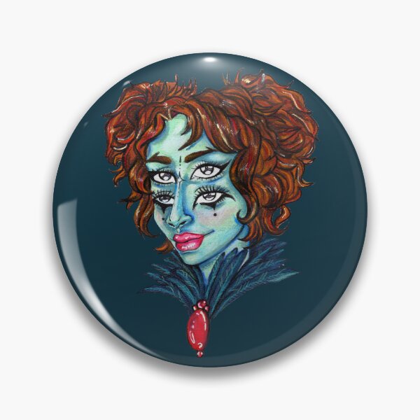 Item preview, 4 eye blue woman designed and sold by TheMuseMirage.